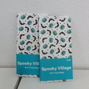 (#118) Spooky Village 20ct Halloween themed paper favor Treat bags